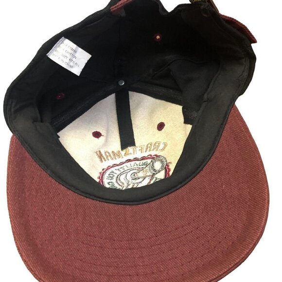 Vintage Craftsman Tools Hat 3D Embroidered Strapback Adjustable Baseball Cap - Picture 6 of 7